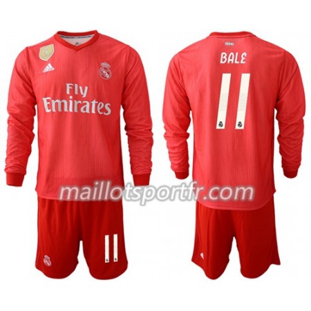 Maillot de Foot Real Madrid Bale 11 Enfant Troisieme 2018/19 ML